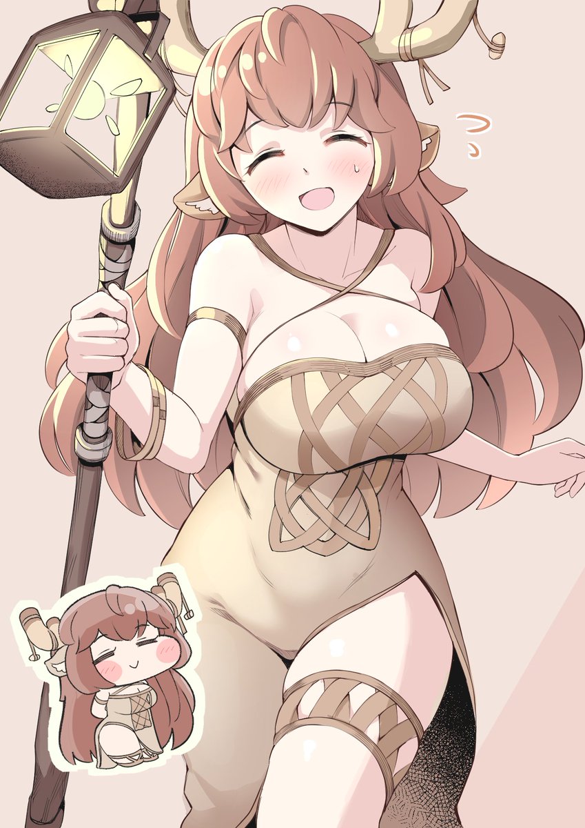 トリッカルの推しキャラのディアナさんです(擬人化)
これでおばあちゃん設定は無理だろ…っ! 