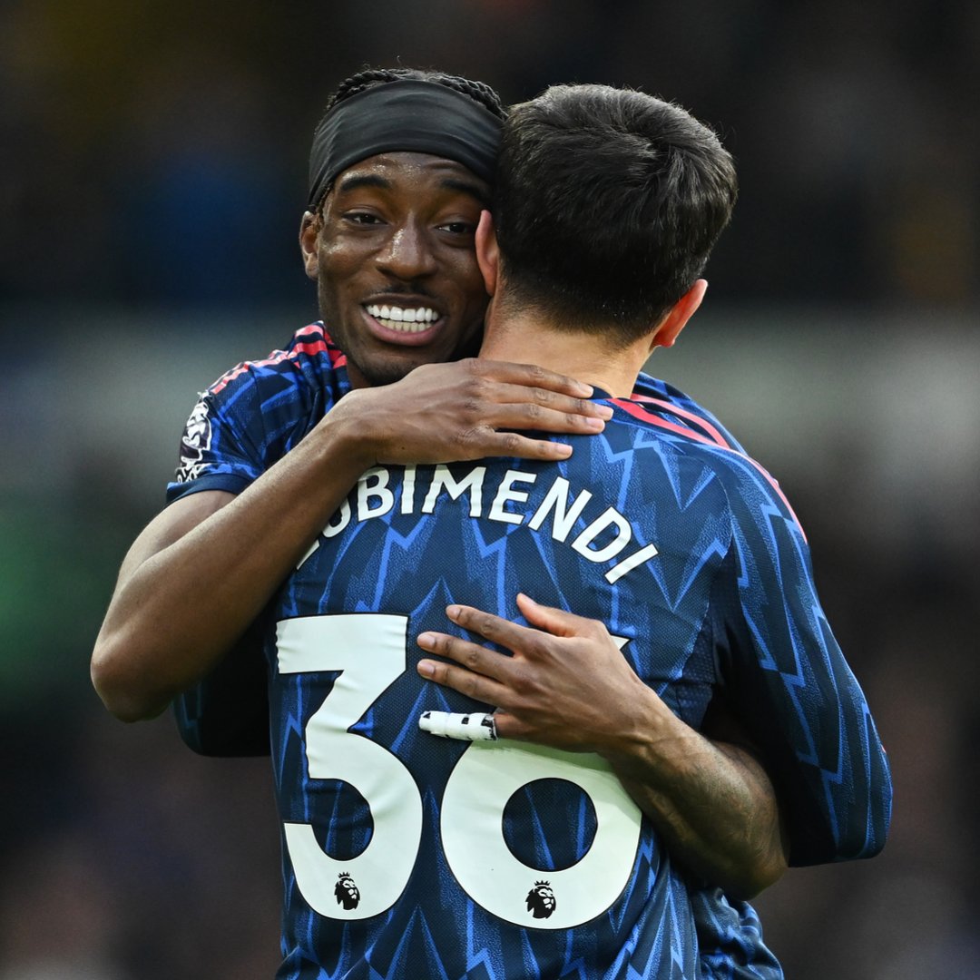 Arsenal's tweet image. Noni 🤝 Martin 💫