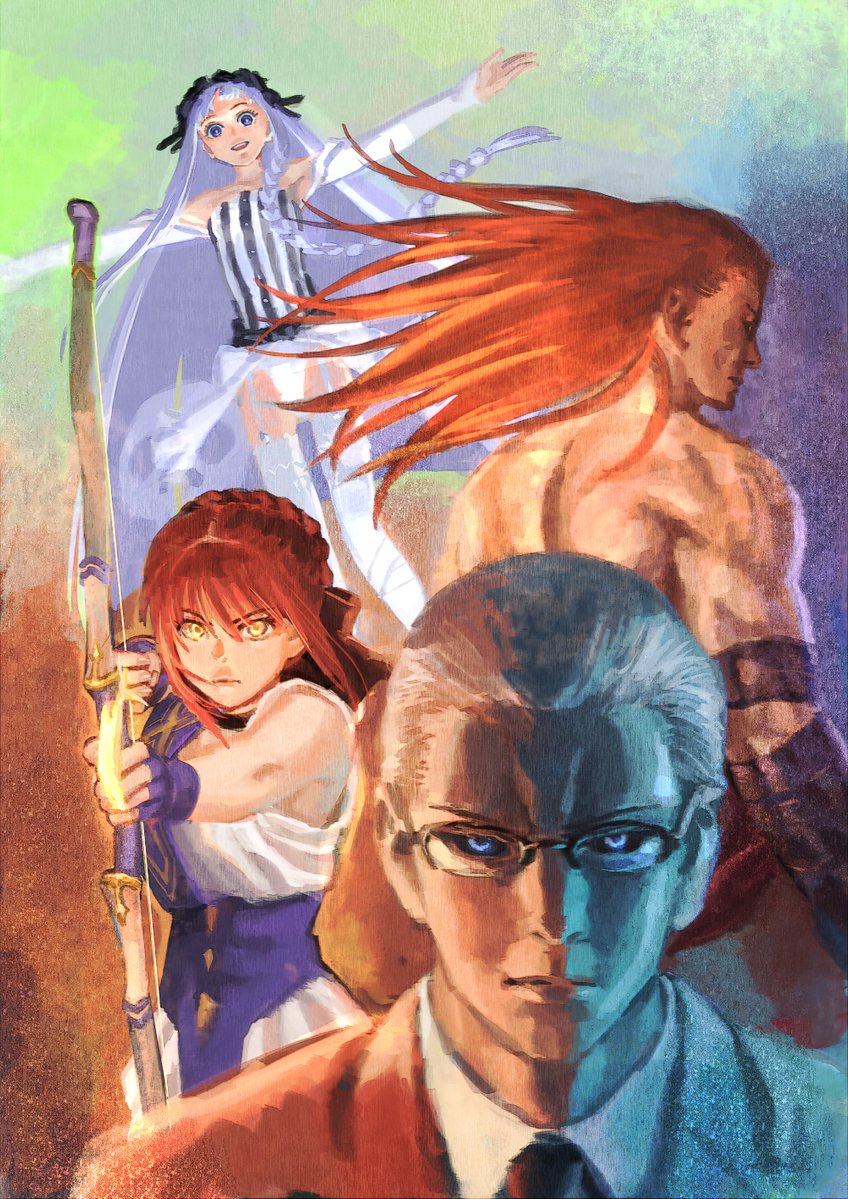 Fate/strange Fake５話にて肖像画でご参加いただいた吉成鋼さんから応援イラストを頂きました！　#strangeFake