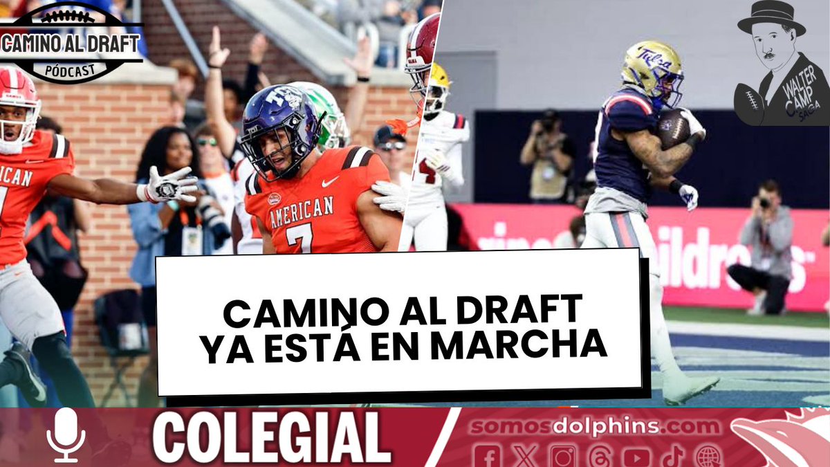 En colaboración con <a href="/LaGuiaDelDraft/">Walter Camp Saga</a> | Senior Bowl 2026 en marcha.-  somosdolphins.com/2026/01/31/pod…

#nfldraft #nfl #SeniorBowl
