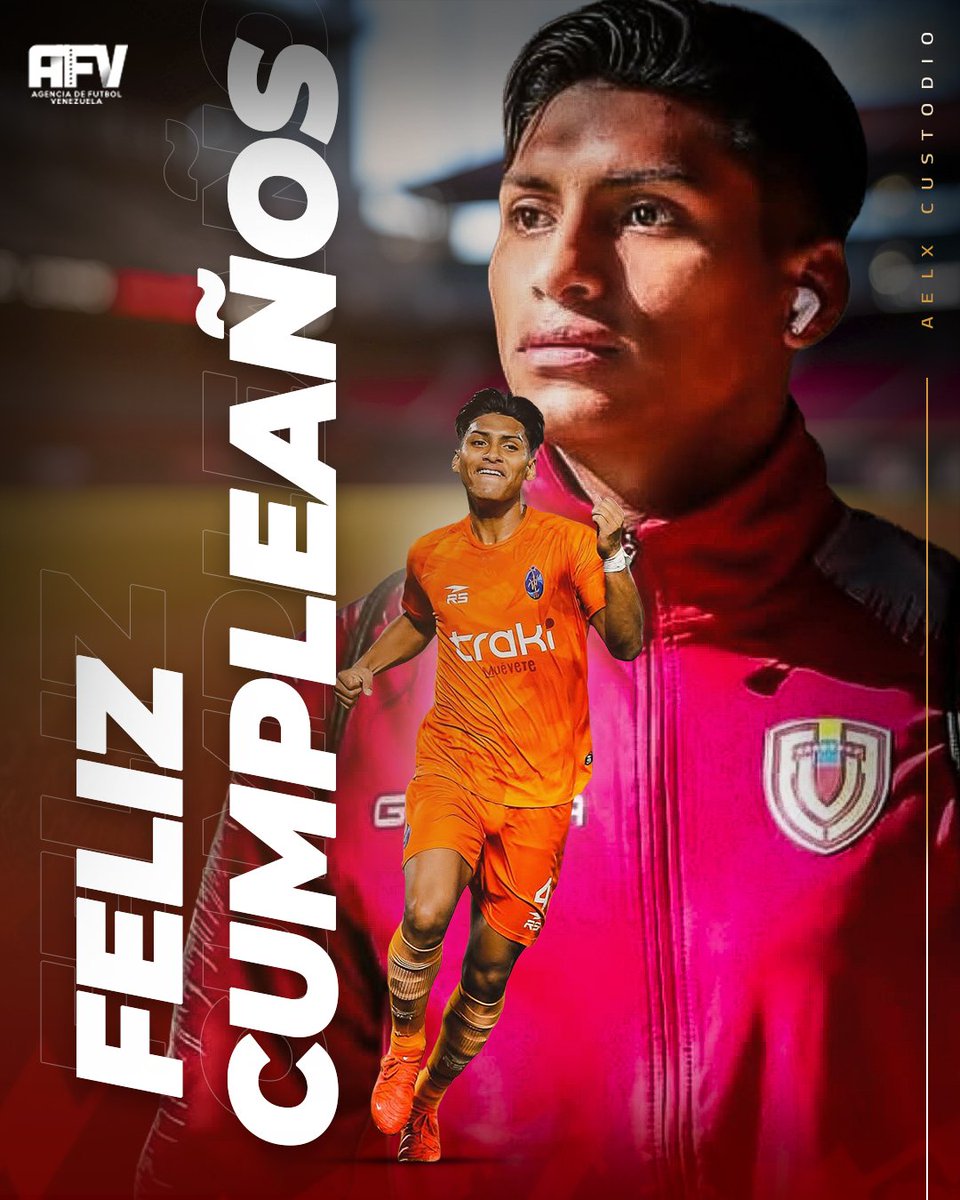 agenciadefutbol's tweet image. Desde la familia de @agenciadefutbol le deseamos un feliz cumpleaños a nuestro jugador Alex Custodio 🎂🥳

Nuestros mejores deseos para ti y que sigan los éxitos.

¡Disfruta tu día al máximo! 🎉⚽️

#TalentoAFV #AFV