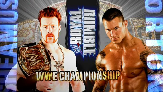 wrestle_hist's tweet photo. 1/31/2010 

Sheamus defeated Randy Orton by disqualification to retain the WWE Championship at the Royal Rumble from the Phillips Arena in Atlanta, Georgia.

#WWE #RoyalRumble #Sheamus #TheCelticWarrior #RandyOrton #TheApexPredator #TheViper #LegendKiller #RKO #WWEChampionship https://t.co/PSEZeHSFqk