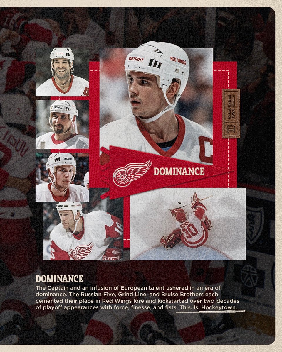 DetroitRedWings's tweet image. Today we celebrate the 'Dominance' Era. 💯

📰 » bit.ly/erasteams_