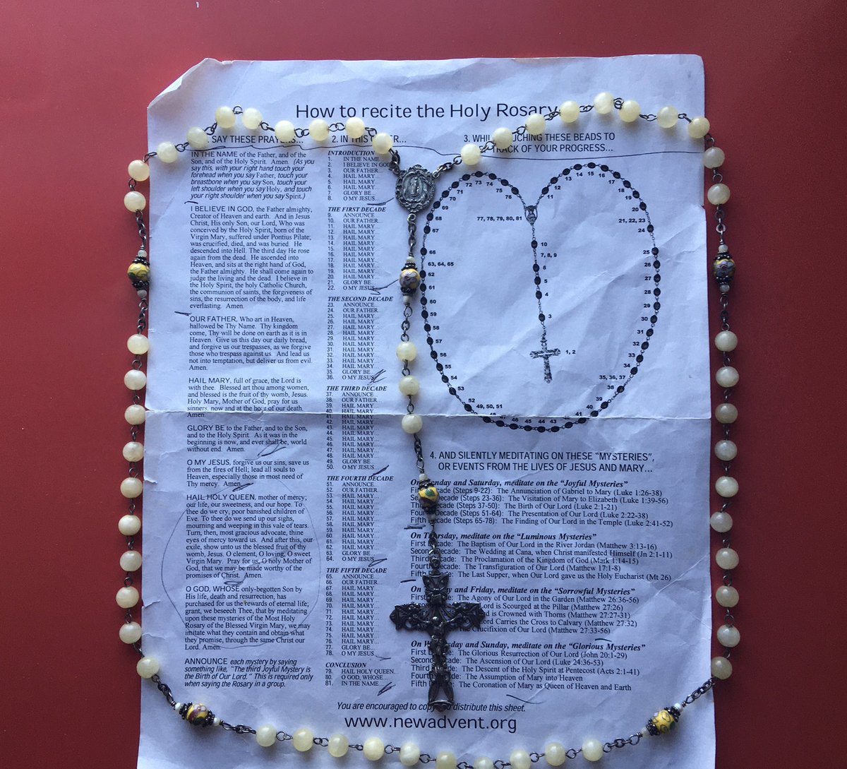 beckyyerak's tweet image. #newyearsresolution 2026 status report:  I resolved to say a daily rosary:  I missed Jan. 14 because I had to work 8:30am-12:30am, w/ Saks bankruptcy hearing starting at 5pm. I also missed last Saturday, when I took a day trip to Washington DC; went to bed when I got home