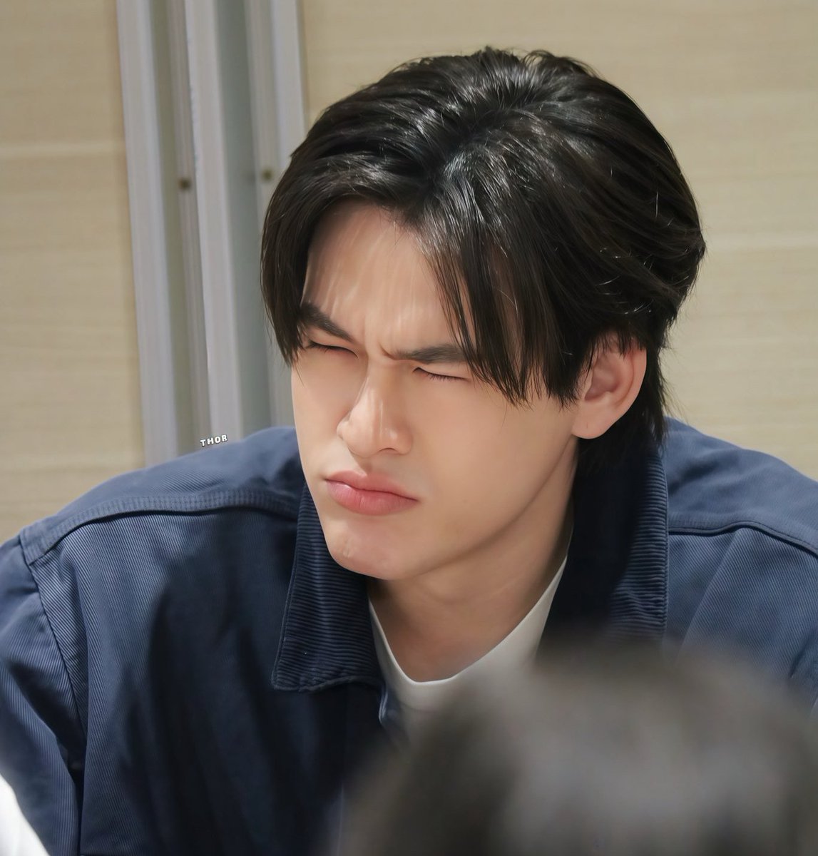 his lips?!?! get away from him, joss way-ar