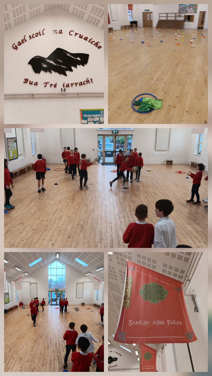 Sweets_Eoin's tweet photo. Pictured are national school children from @cruaiche_ias participating in Gaa coaching with @MayoGAA GDO @Sweets_Eoin working on Fundamental movement skills and Fun games. https://t.co/rziQn2W3NQ
