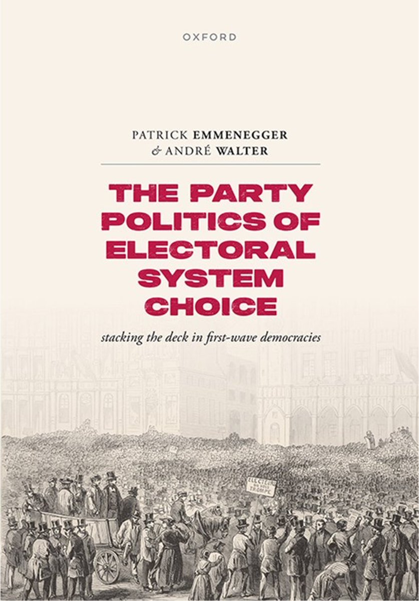 Electoral Systems in Early Democracies

This new book by Emmenegger and Walter elaborates a neo-Rokkanian theory of electoral system choice that explains how parties manipulate electoral markets for partisan advantage.

Open Access: academic.oup.com/book/62098?sea…
