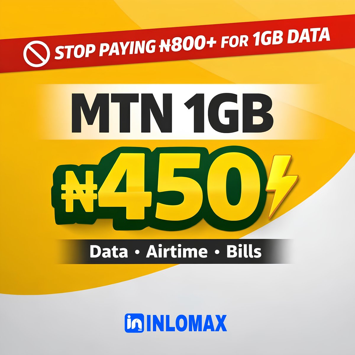 nelsonitodo's tweet photo. 🚫 Stop paying ₦800+ for 1GB data

MTN 1GB is ₦450 on Inlomax ⚡

Buy data, airtime &amp; pay bills instantly, and even earn as an agent.

💬 Check comments for the link!

Smart people don’t overpay. https://t.co/ZrAel06if0