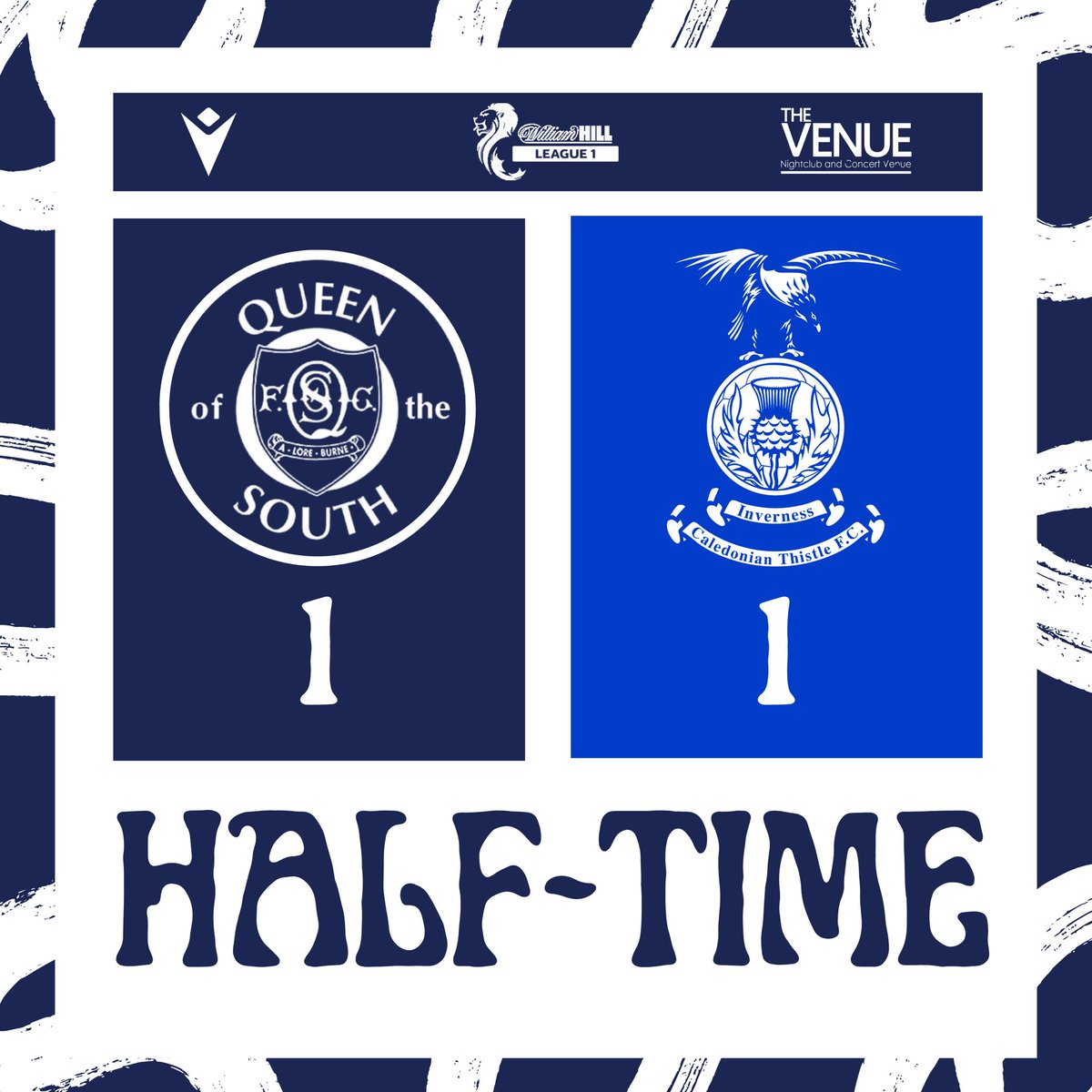 OfficialQosFC's tweet photo. Nothing to separate the sides at the break.

#QOSICT | #League1 | #TheDoonhamers https://t.co/nC2whUCV1r