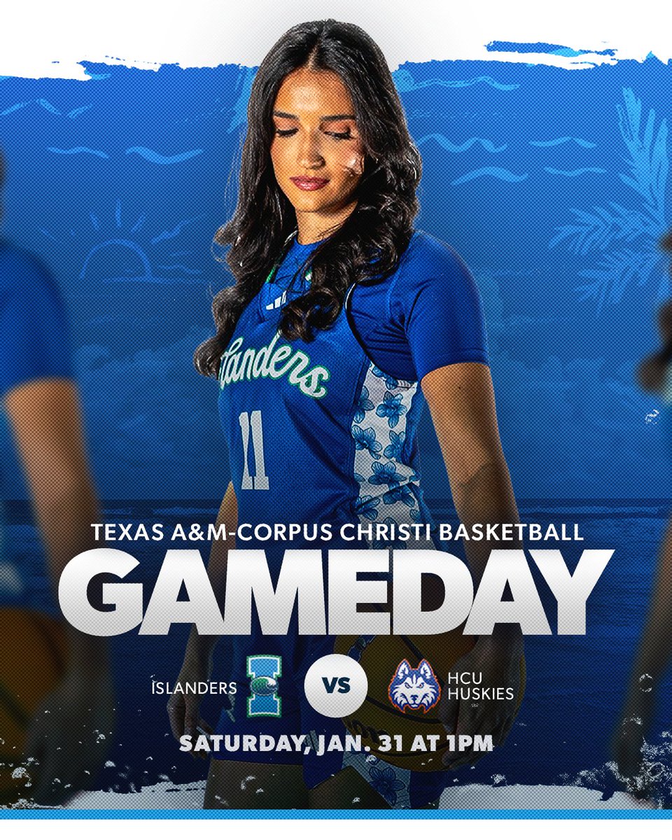 Islanders_WBB's tweet photo. Closing out January on the court!

🆚 | HCU
📍 | Corpus Christi, TX
🏟️ | Hilliard Center
⏰ | 1 p.m. CT
📺 | https://t.co/ZioIDKzgpB
📊 | https://t.co/N6bA9WaVGa
🎟️ | https://t.co/H9XIW7ESCo

#ShakasUp https://t.co/elxbb53FpA