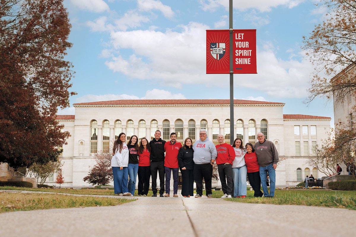 The Kilner family boasts four generations of Catholic University grads. What is the secret? What draws this family to campus, year after year?

Find out: bit.ly/3NyWa2w