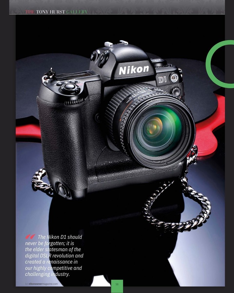 nikonownermag's tweet photo. Inside issue 87: "#NikonD1", written by Gray Levett, photo by Tony Hurst
The Nikon D1 was made by the Nikon Corporation and introduced on 15th June, 1999. 10 years later our editor was asked to... https://t.co/8lDjnBXNWt
#vintagecameras #nikonusers #photography #SLRcamera https://t.co/HdpifEIdIs