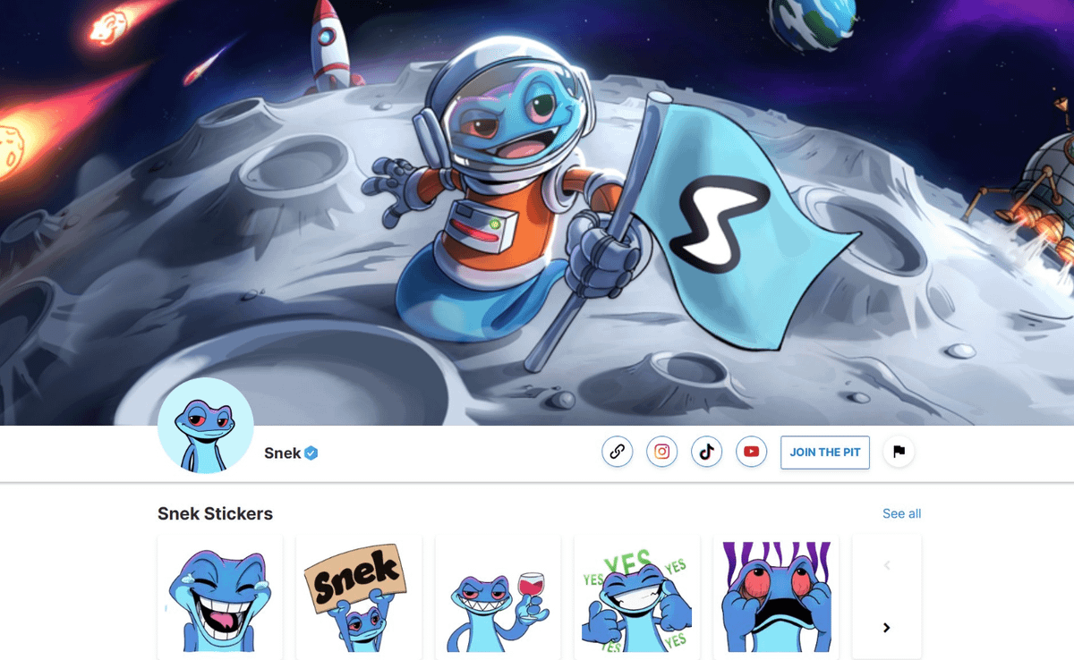 Is it just me or is the new Snek Branding tooo cool? 😍
