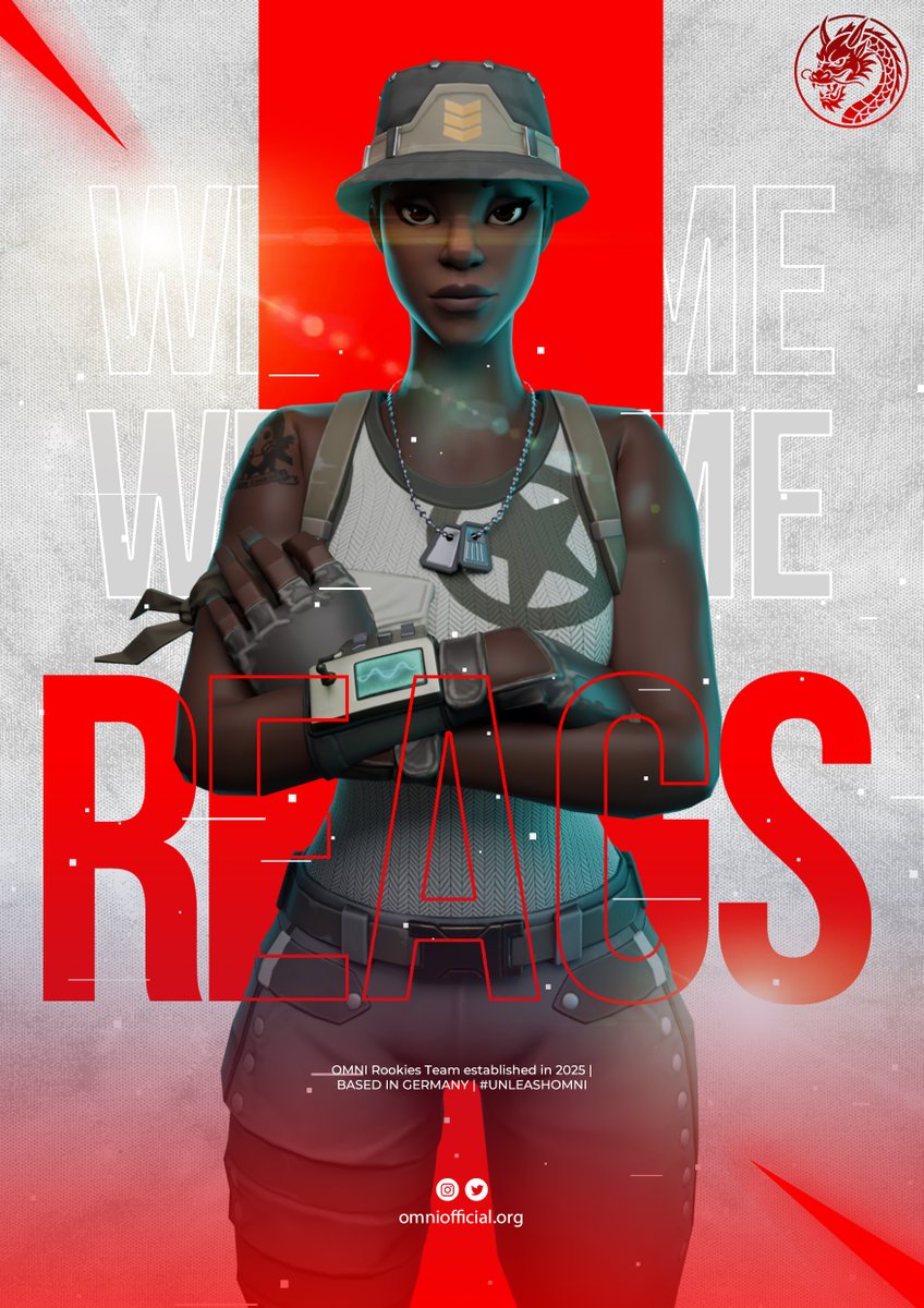 New Rookie. New momentum. ✨ 

Welcome <a href="/Reagsfn/">Reags</a> our newest Rookie Player! ⭐

#UNLEASHOMNI