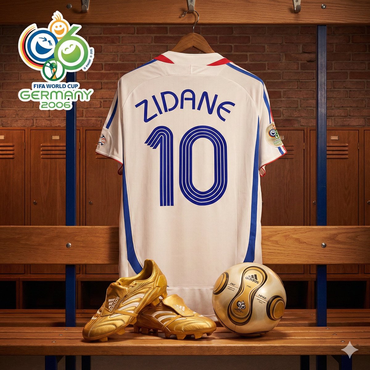 Zidane em 2006. 🤩🇫🇷 Nostálgico!