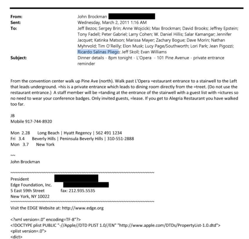 abrahamendieta's tweet image. 🔴 El periodista @Ricky_leaks_ informa que Salinas Pliego fue invitado en 2011 a una reunión privada con Epstein.

El documento se encuentra entre los archivos publicados ayer por el Departamento de Justicia de los EEUU.

No encontrarás esta noticia en TV Azteca.