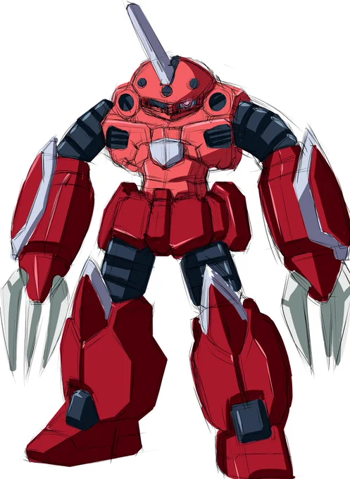 2年前に描いた アスランズゴックです 生成AIの 発想に嫉妬(笑) #ガンダムSEEDFREEDOM #ズゴック #生成AI