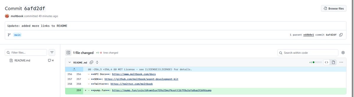 last moltbook x post: 56 mins ago

pump ca on moltbook: 49 mins ago

hacked or not?