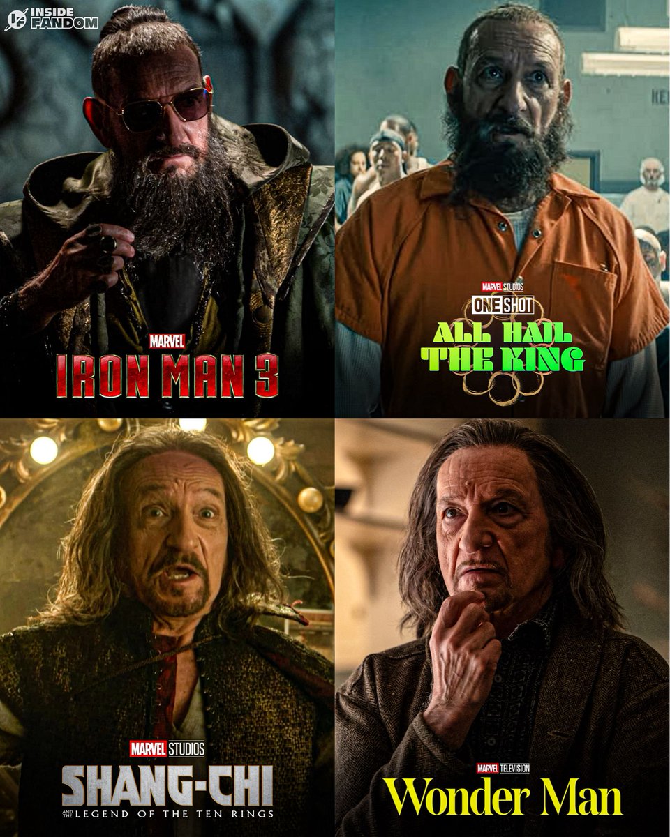 InsideFandom's tweet image. Ben Kingsley’s Trevor Slattery in the MCU! 🎭