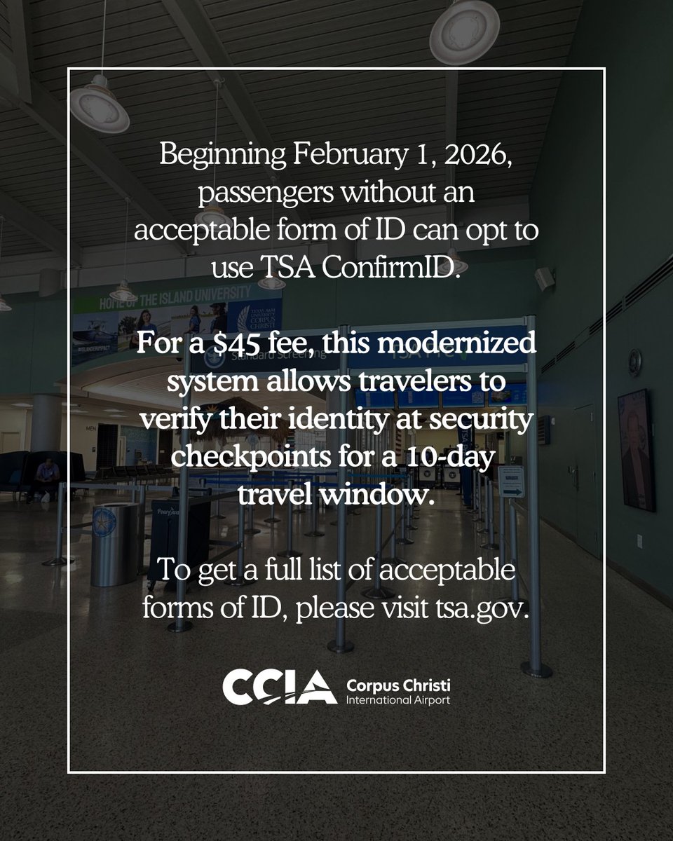 Corpus Christi International Airport (CCIA) tweet media