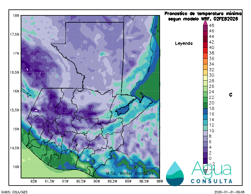 gtClaudio's tweet photo. Intenso frente frío comenzará a sentirse con fuerza a partir de mañana #climagt

Hoy sábado cd de Guatemala registro una temp mínima de 11.2º la más baja del año, para el amanecer de lunes y martes próximo se prevén mínimas entre 6 y 8º Se pueden superar los históricos desde 1990 https://t.co/AfpBSuK37g