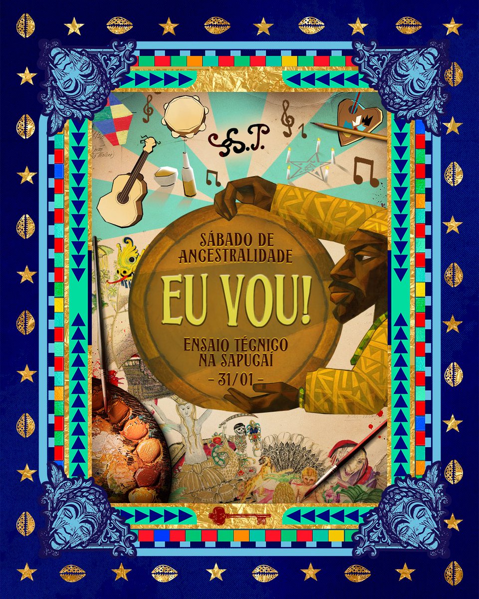 gres_vilaisabel's tweet photo. Hoje tem! Vamos com tudo, Comunidade! 
Nossa concentração será 17h no lado do Balança 🤍🩵✊🏿 https://t.co/lNflU8O5qH