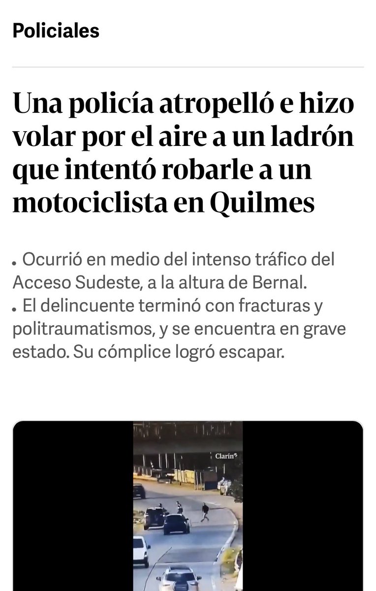Hagámosle saber al fiscal Saizar de la UFI 5 de Quilmes que acá no hay lesiones culposas ni homicidio, acá hay LEGÍTIMA DEFENSA y que la policía que se defendió y atropelló al ladrón armado es víctima, no victimaria. Basta de justicia pro chorro.