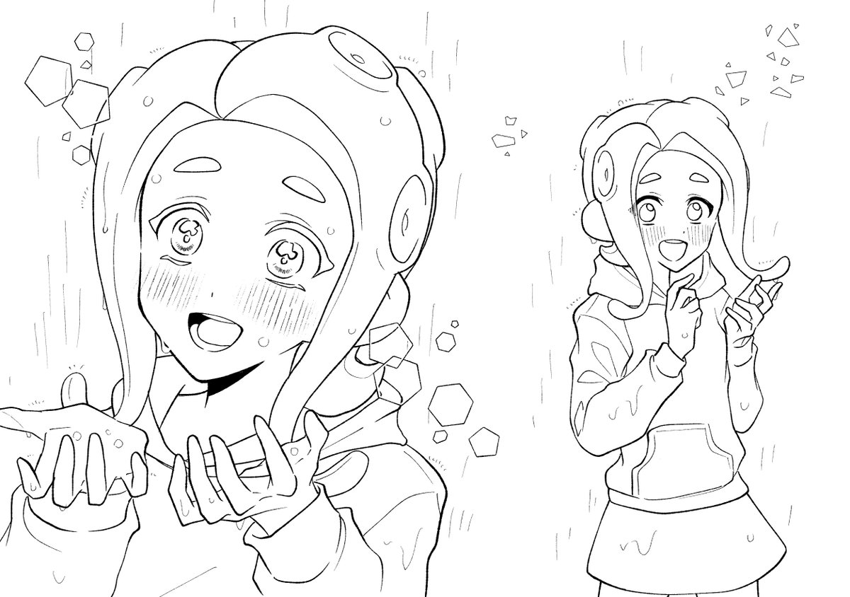 お顔きらきら可愛い☔️