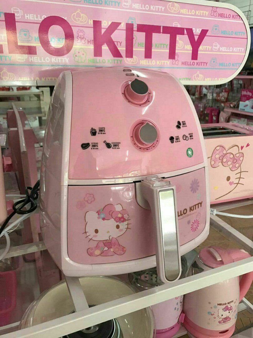 lovesickdoe's tweet image. hello kitty airfryer