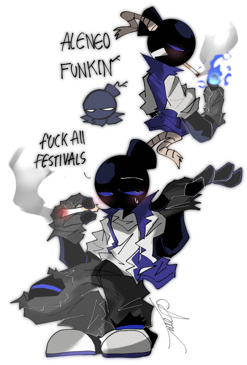 AleNeoFunkin7's tweet photo. [Presentation 2026]

Well, I'm AleNeoFunkin (formerly known as DevilGuy), creator of Koro The Fizz Bomb (I'm also the director of the character mod), I hope we get along well 🚬

Art by @D0ream https://t.co/612580NuWo
