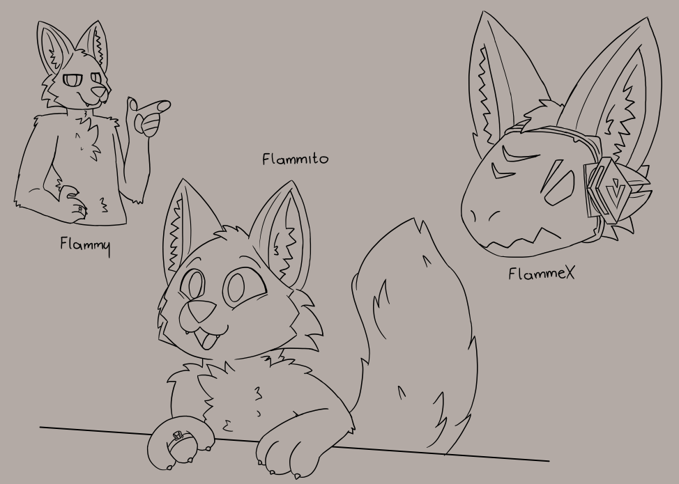 Flammy fox tweet media
