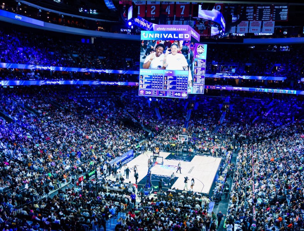 Philly, you really did that.

21,490 strong. A shattered attendance record. A statement to the world.

Last night proved what we already knew: Philadelphia is a WOMEN’S SPORTS TOWN and PHILLY IS UNRIVALED!

Thank you for showing up and making history at <a href="/Unrivaledwbb/">Unrivaled Basketball</a>. 💙🏀💜