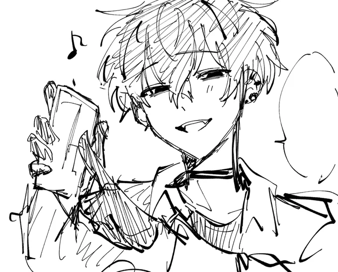 これはボイスを聞きながら描いてたヴィテ 