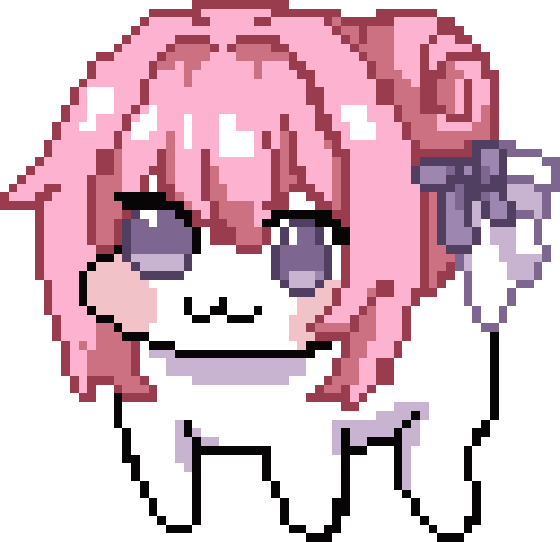 「最近ドット絵が描けるようになったのですが、64×64くらいの低解像度ドット絵の需」|千紗みかん🍊🌌のイラスト