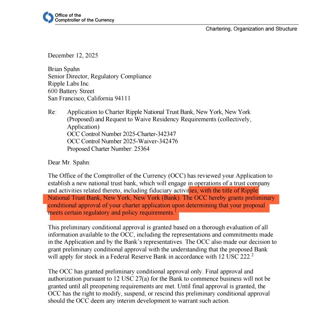 📣 $XRP –>Ripple National Trust Bank Incoming, and the majority are complaining about cheaper prices instead of thanking the market for this opportunity 😊