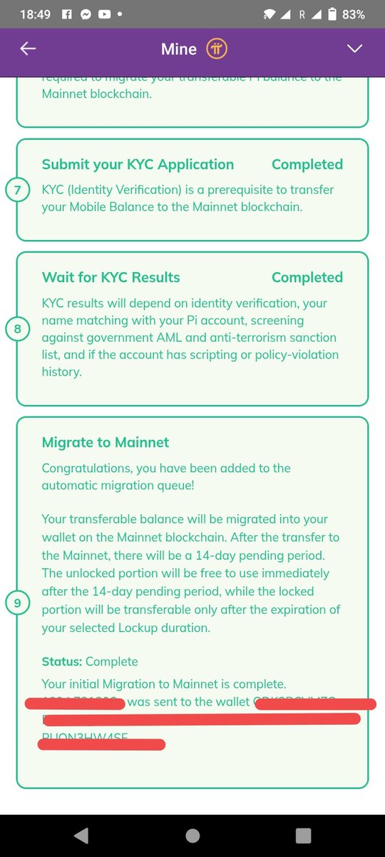 Nino31ph's tweet photo. Pi Network Migration.
Those KYCd Pioneers will be having migration to mainnet. Wherein, the Pi coin mined will be transferred to Pi wallet and will be used to Pi Ecosystem.

Pioneers must check the KYC application &amp; Mainnet Checklist if all 9 points are completed.

@Dr_Picoin https://t.co/o0VEMKsx8k