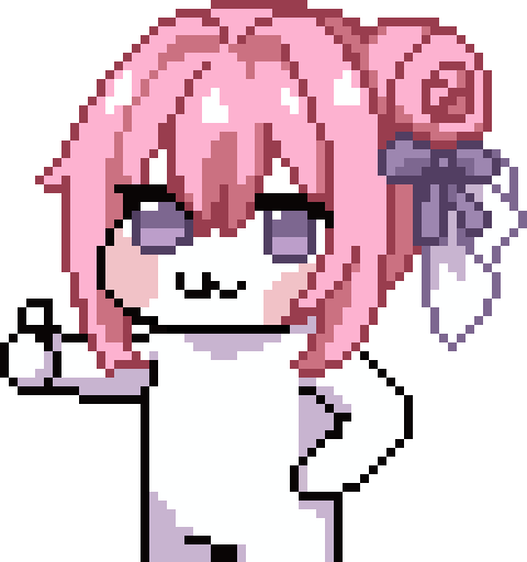 「最近ドット絵が描けるようになったのですが、64×64くらいの低解像度ドット絵の需」|千紗みかん🍊🌌のイラスト