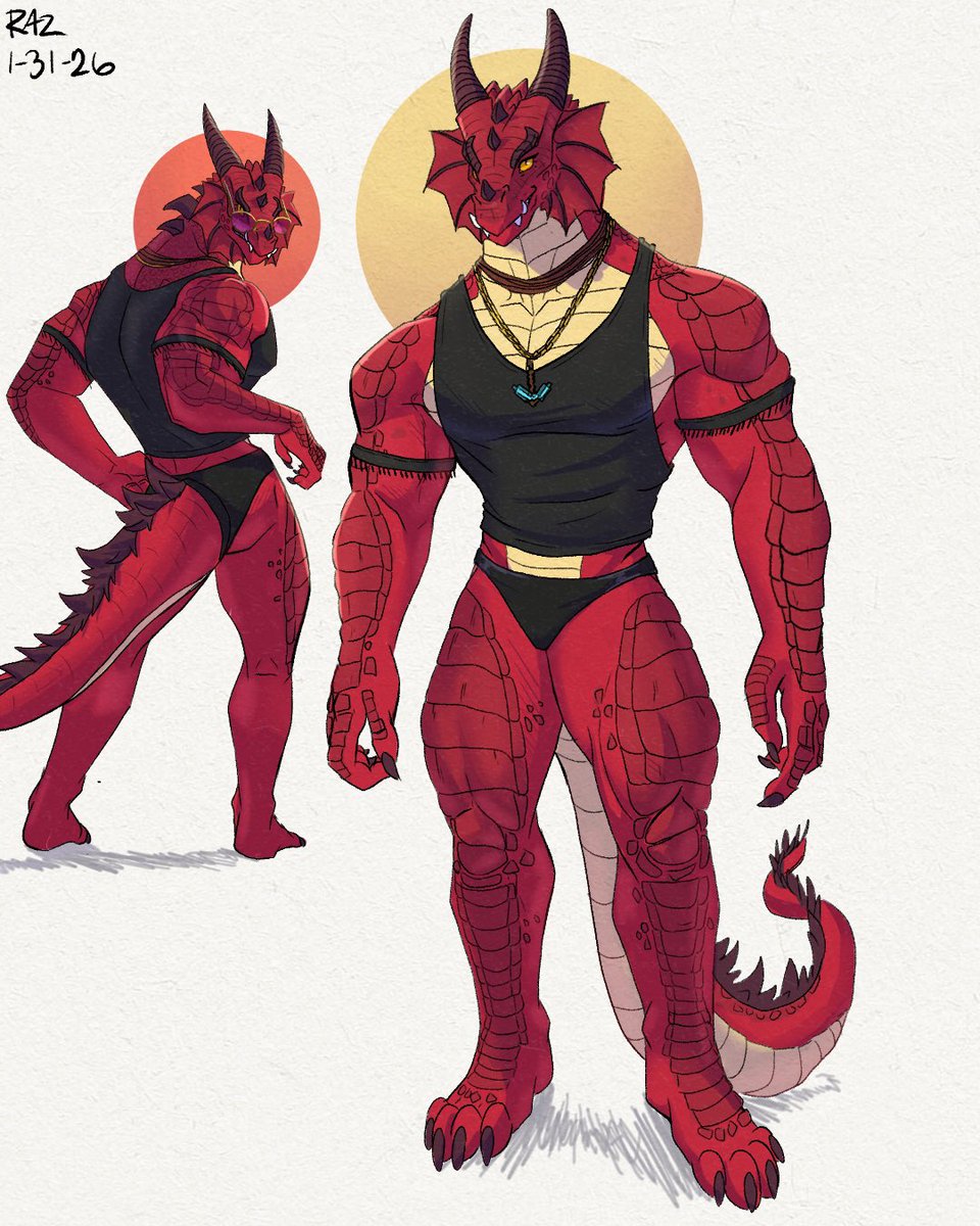 Raziel beach outfit and a small design upgrade.