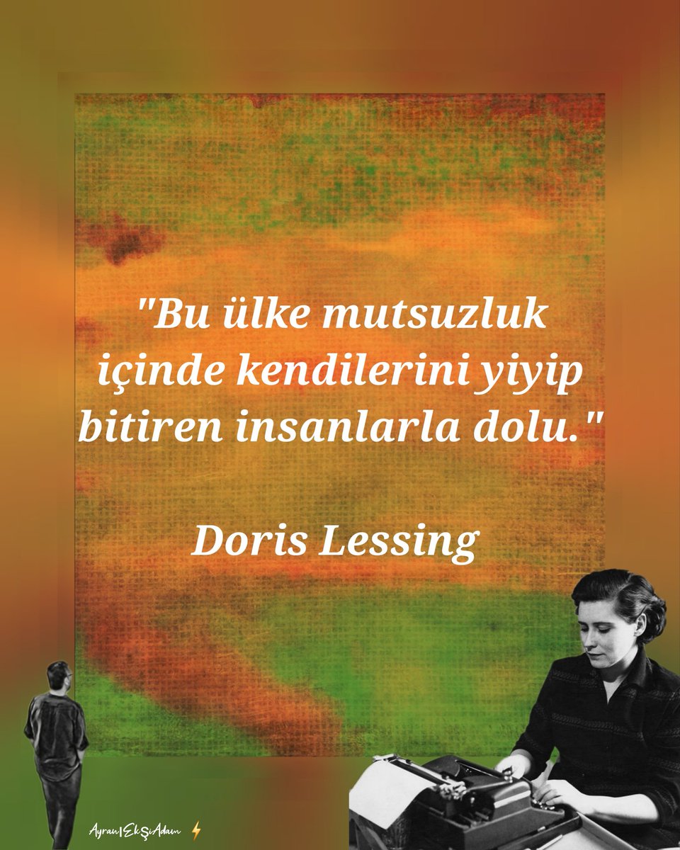 AyraniEksiAdam's tweet photo. #DorisLessing
#insan #mutsuzluk
Maalesef ki doğru!
#AyranıEkşiAdam ⚡️ https://t.co/VlKaWmC1TB