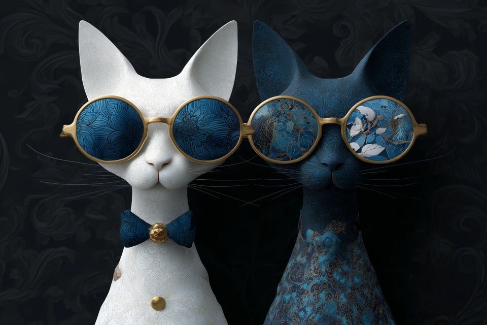 live2rideahd's tweet image. QT your Caturday Art