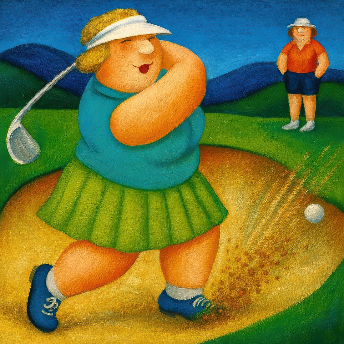 MyGolfNews's tweet photo. ⭐️"Bunker Trouble"⭐️ | Large Wrapped Canvas Golf Print | 29.22" x 29.22" | Gallery quality, long lasting, fade resistant, Giclee print | A Fun Wall Feature Art Print! https://t.co/uOYvJ71jmU #golf #golfart #golfprint #art #prints #giftforthehome #homedecor #golfer #artprint https://t.co/kXBZSe51YP