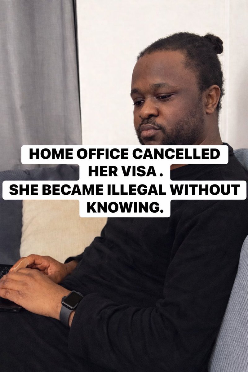boye4christ2006's tweet photo. She has been in the UK since 2019.
Came legally.
Studied.
Worked.
Followed the rules.

She married her British-born husband in 2020.
They have a 3-year-old British child.
She was due for ILR in May 2026.

After a misunderstanding in their marriage, her husband emailed the Home Office to say the relationship had broken down.

She was never informed.
No letter.
No email.
No warning.

Life continued normally.

She kept working.
Caring for their child alone.
Planning her Life in the UK test.

Until December when she tried to generate a share code.

It failed.

She reported an error.

That’s when the email came:

Her visa had been cancelled months earlier.

Just like that, she became illegal without knowing.
Lost her job immediately.
Couldn’t work.
Couldn’t travel.
Home Office had her passport.

Meanwhile, the same husband now says:
“I didn’t realise it would cause all this.”

She had a job ready to sponsor her.
She could have switched visas.
But because she wasn’t told, that window closed.

Now she’s on a 10-year route through her child, waiting up to 12 months just for a decision.

Everything she worked for since 2019 — gone.

She ended her message with this:

“Please tell people to check their UKVI accounts.
Not everything comes by post.
One email can change your life.”

So when people say:
“These stories are exaggerated”
or
“No one can just cancel your life like that”

This is a real message from a real person.

If you’re on a spouse visa, does this scare you?