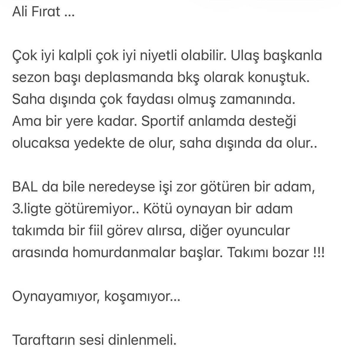 Sayın kaptan Ali Fırat….

<a href="/Eskisehirspor/">Eskişehirspor</a> 
#Eskişehirspor