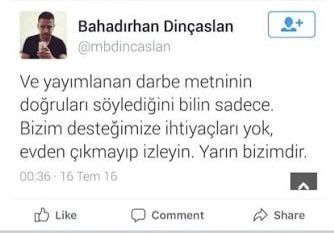 <a href="/bdincaslan1/">Bahadırhan Dinçaslan</a> Yarın yine sizin değil.