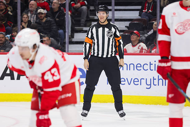 ScoutingTheRefs's tweet photo. Colorado Avalanche vs. Detroit Red Wings get refs Chris Schlenker (#3) and Garrett Rank (#7) with Jesse Marquis (#86) and Ryan Daisy (#81) on lines
https://t.co/zETbbDwmrN
@Avalanche @DetroitRedWings #GoAvsGo #LGRW #Avs #Wings #COLvsDET https://t.co/TsPRJ2N5BJ