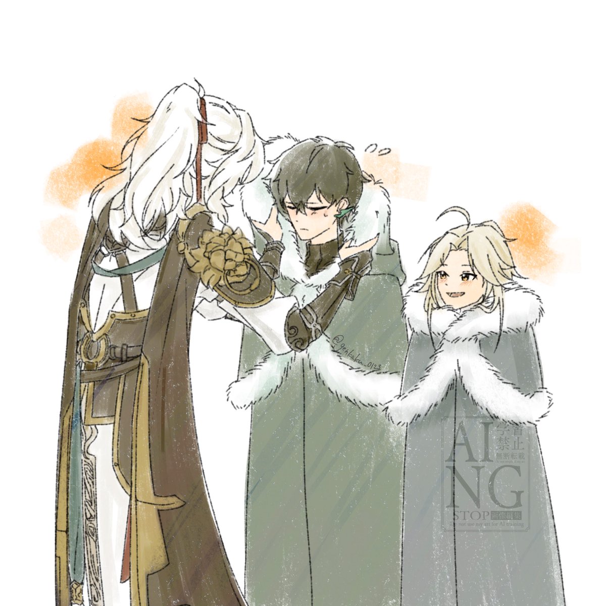 genkaku_0123's tweet image. もこもこにされる らふの子たち

#jingheng