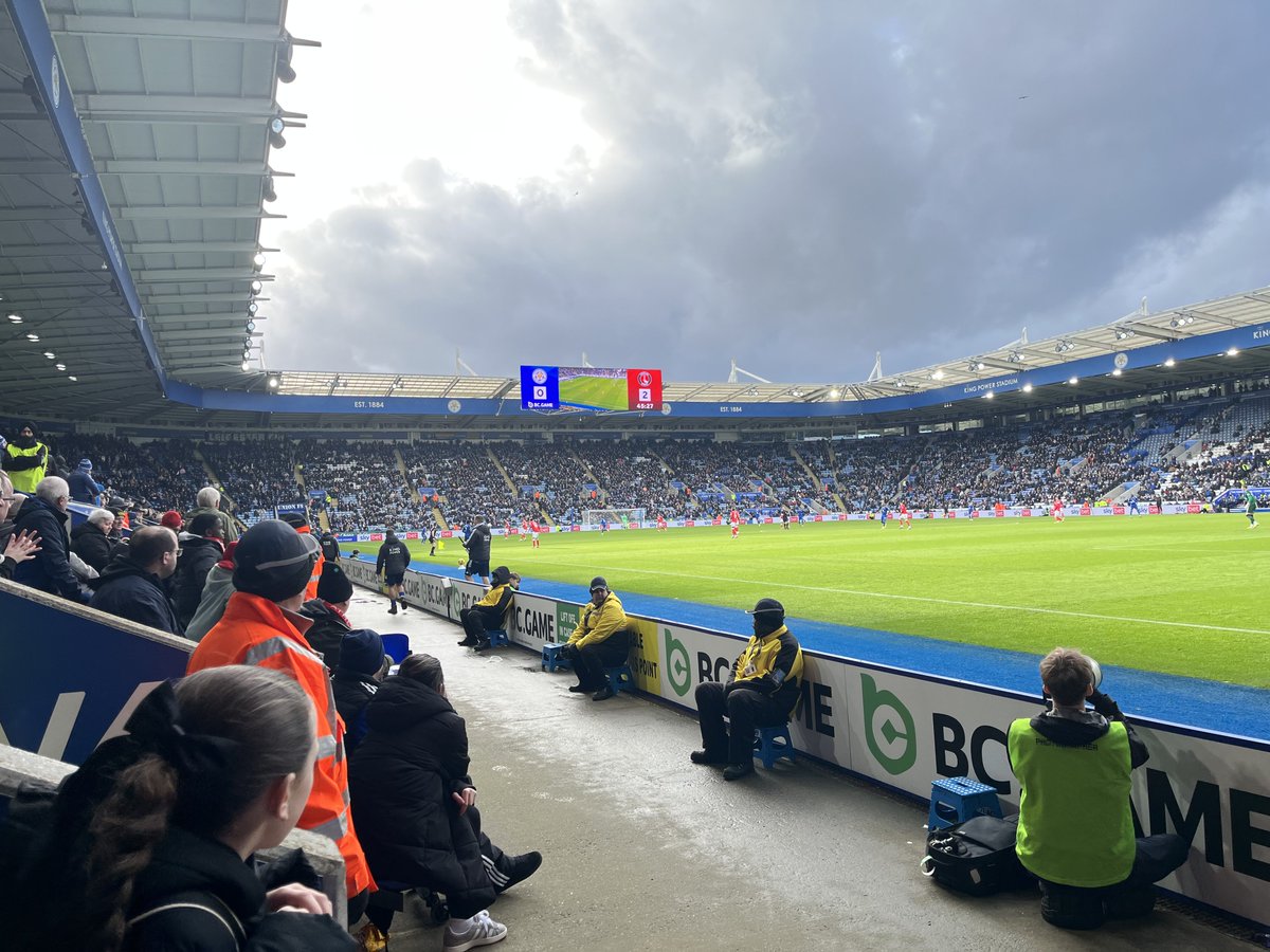 And this is how it finished, I was too stressed at the end to get the phone out. Massive win!!🙏 ⁦<a href="/CAFCofficial/">Charlton Athletic FC</a>⁩