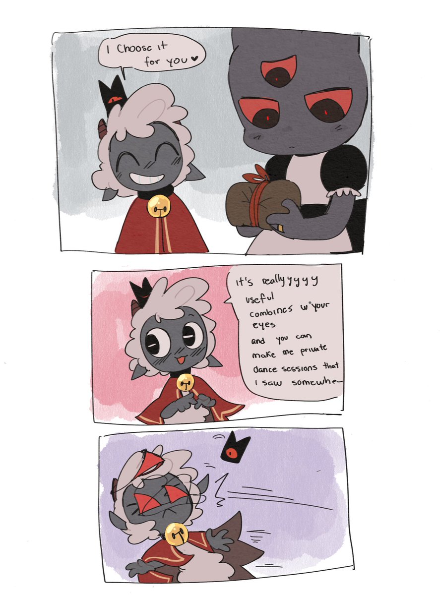 xamsdy's tweet photo. #cultofthelambfanart #CultoftheLamb https://t.co/UH0seipGfr