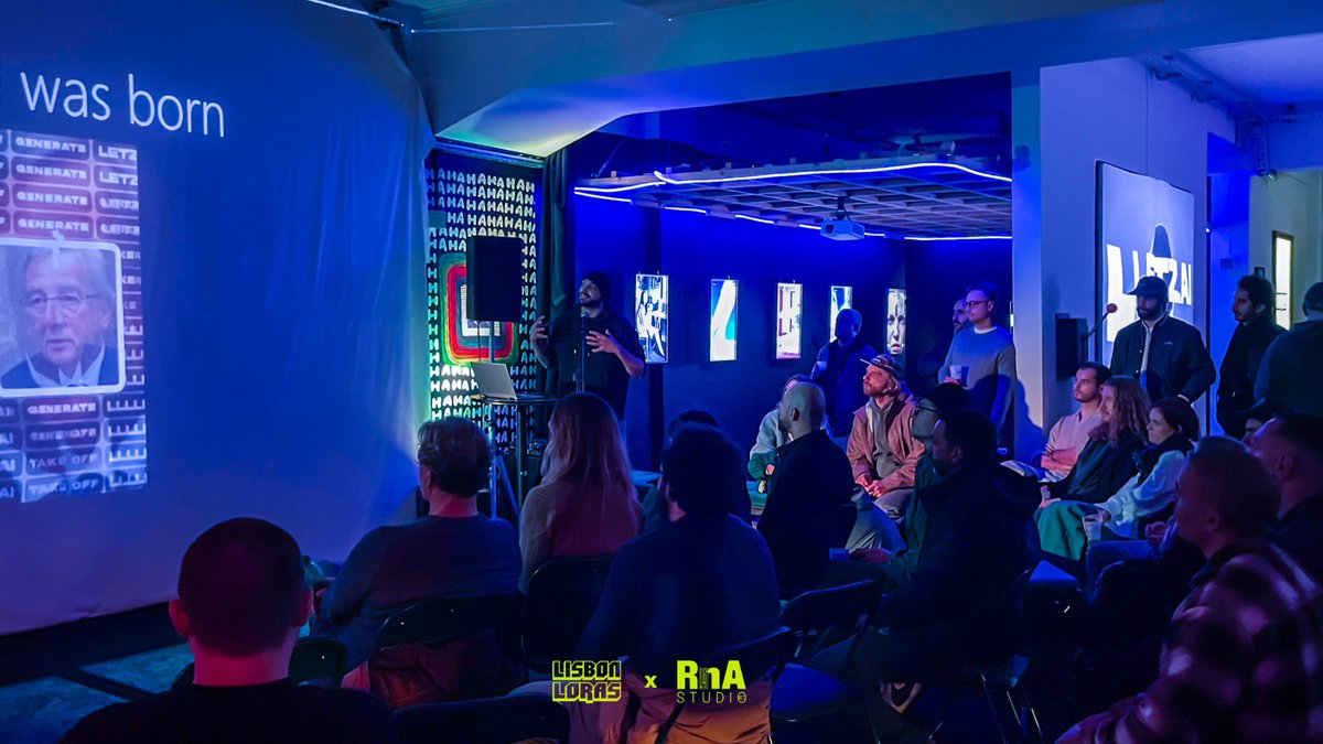 lisbonloras's tweet photo. BIG thanks to @letz_ai and our community on stage for an inspiring Lisbon Loras night 🖤
What a great way to kick off 2026! 

We are very grateful 🙏 
More coming 🔜 https://t.co/3eRSCSDhJ8