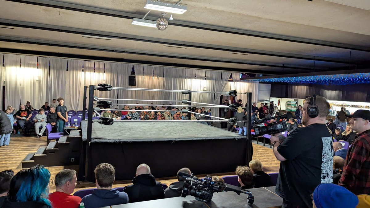 StanKellitt's tweet photo. Doors open and we are minutes away from the first @WrestlingInNewc event of 2026: The Great North Rumble! https://t.co/IxqxXogTH5